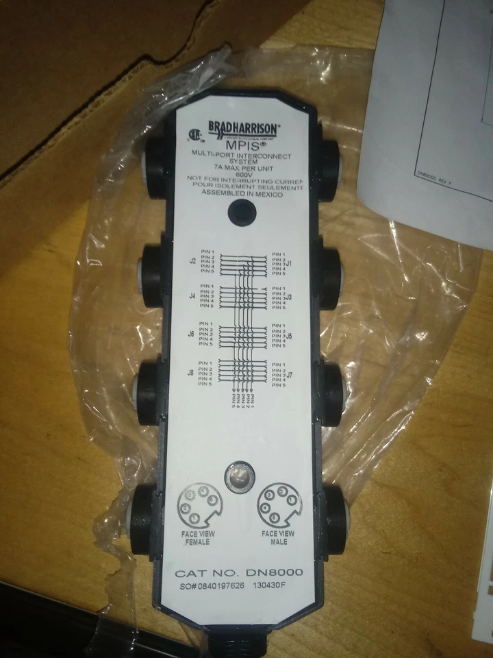 NEW BRAD HARRISON DEVICENET PASSIVE MPIS CAT NO. DN8000 MINI  FAST SHIPPING  - Image 2 of 4