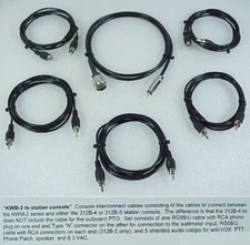 Collins Premium Cable Set the S-Line to the 312B-4 Console With Belden RG-58U