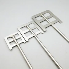 Stirring Blade Stainless Steel Leaf Square Stir Paddle Rod Lab Dispersion Paddle
