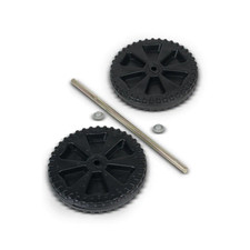 Replacement Wheel Kit for 96 Gallon 2-Wheel Trash Can