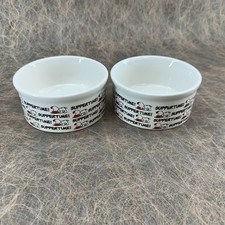 Peanuts Snoopy Suppertime Ceramic Pet Food Bo...