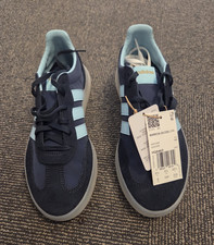 adidas Barreda Decode J Football Blue/Light Blue Suede Kids Sneakers US 6 HQ9465