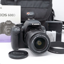 Canon EOS 600D 18.0MP DSLR Camera + 18-55mm Lens Kit - Great Cond. - 12k SC!