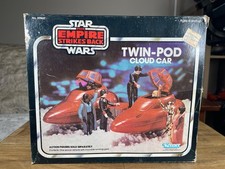 Star Wars Vintage Kenner Twin-Pod Cloud Car Vehicle 3.75  Scale w  Case 1980