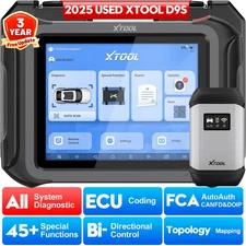 XTOOL D9S Bidirectional Scanner Auto Full Diagnostic Tool Topology E.CU Coding