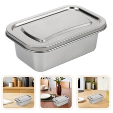 Stainless Steel Container for Freezer Reusable Ice Cream Containers Metal