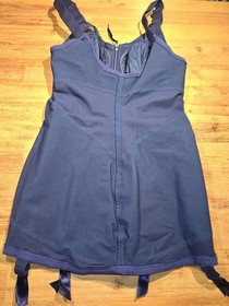 RARE: TRIUMPH Torselette / Corselet DORENE KF, Size 80 Cup B, BLUE * VINTAGE