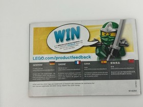 LEGO Ninjago 70752 Jungle Trap Instruction Manual Only - 2015