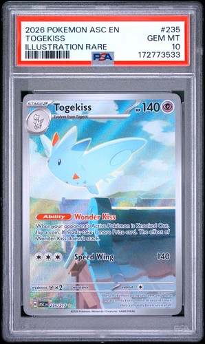 Togekiss graded PSA 10 for sale on eBay
