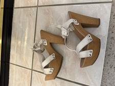 Gianni Bini White High Heels Size 5.5