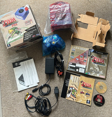 Nintendo Gamecube Konsole Zelda Wind Waker Limited Edition PAK - PAL - RAR