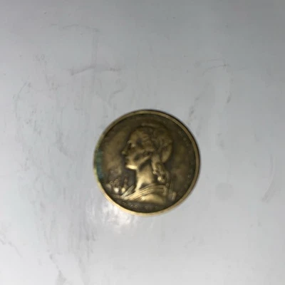CÔTE FRANÇAISE DES SOMALIS 20 Francs Marianne 1952 en bronze-aluminium-nickel - Photo 1/2