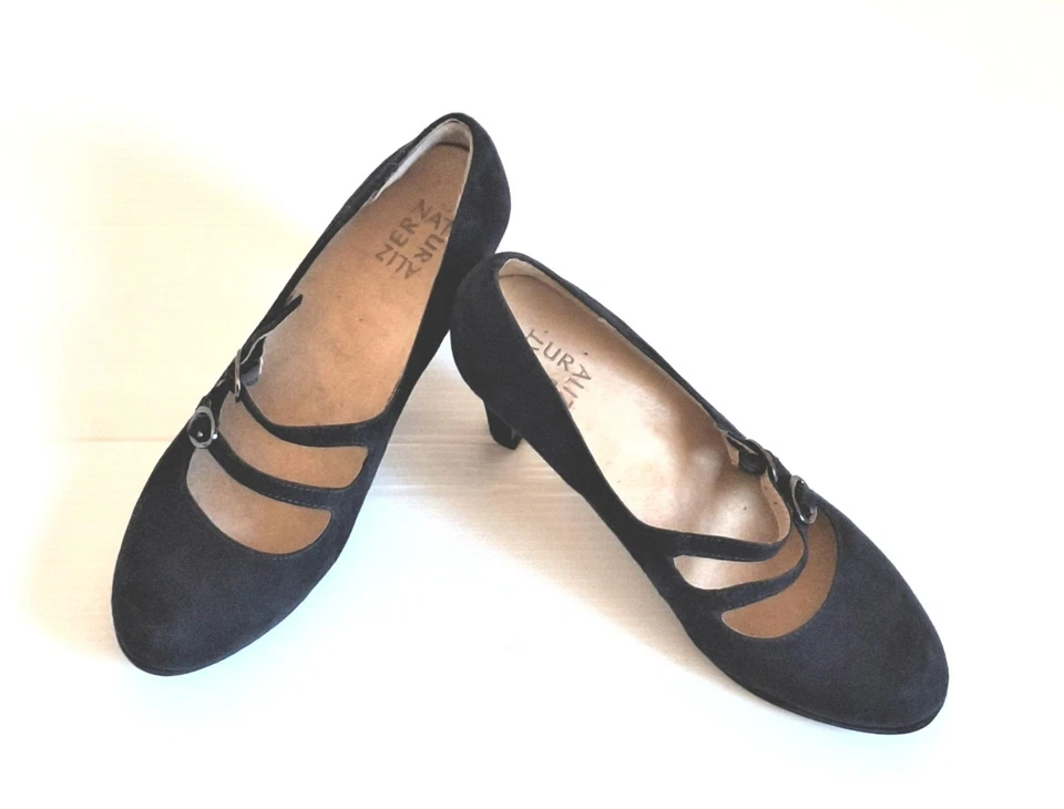 Zapatos de salón Naturalizer de gamuza azul para mujer talla 9,5 Foto 2 de 4