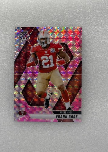 Frank Gore [Camo Pink] #137 2025 Panini Mosaic card