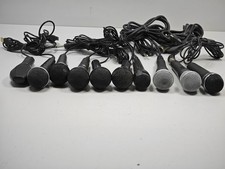 Lot of 10 Wired Microphones - Untested