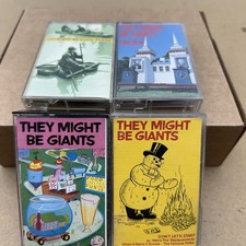 They Might Be Giants Cassette Tape Lot Of 4 Lincoln Flood Don  t Let  s Start Etc