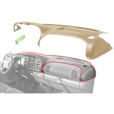 Dash Cover For 1998-2001 Dodge Ram 1500 1998-2002 Ram 2500 Tan Abs Thermoplastic Dash Cover For 1998-2001 Dodge Ram 1500 1998-2002 Ram 2500 Tan Abs Thermoplastic