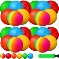 12 Pack 8.5 Inch Playground Balls Kickball Bulk, Bouncy Balls for Inflatable ...
