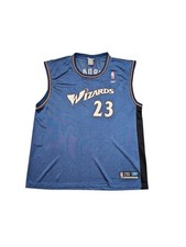 VINTAGE Reebok Michael Jordan 23 NBA Washington Wizards Blue Jersey Size 2XL