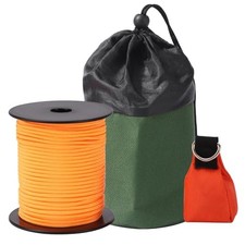Arborist Throw Line Kit, Arborist Throw Weight 14oz Throw Bag with 164FT Rope