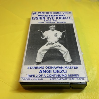 PANTHER HOME VIDEO MASTERING ISSHIN RYU KARATE KATAS-VOL 1 VHS