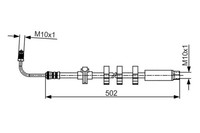 Bosch Bremsschlauch 1 987 481 265 FüR Peugeot 406 8C HDI 24V