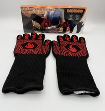 Premium BBQ Gloves, 1472 F Extreme Heat Resistant Oven Gloves, Grilling Gloves