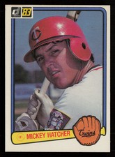 Mickey Hatcher 1983 Donruss #615 Minnesota Twins Baseball Card