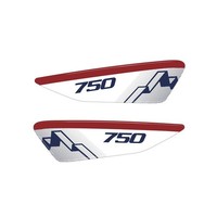 Transalp XL750 Komplettset 3D Resin Aufkleber Honda Motorrad Teile Sitz Basis