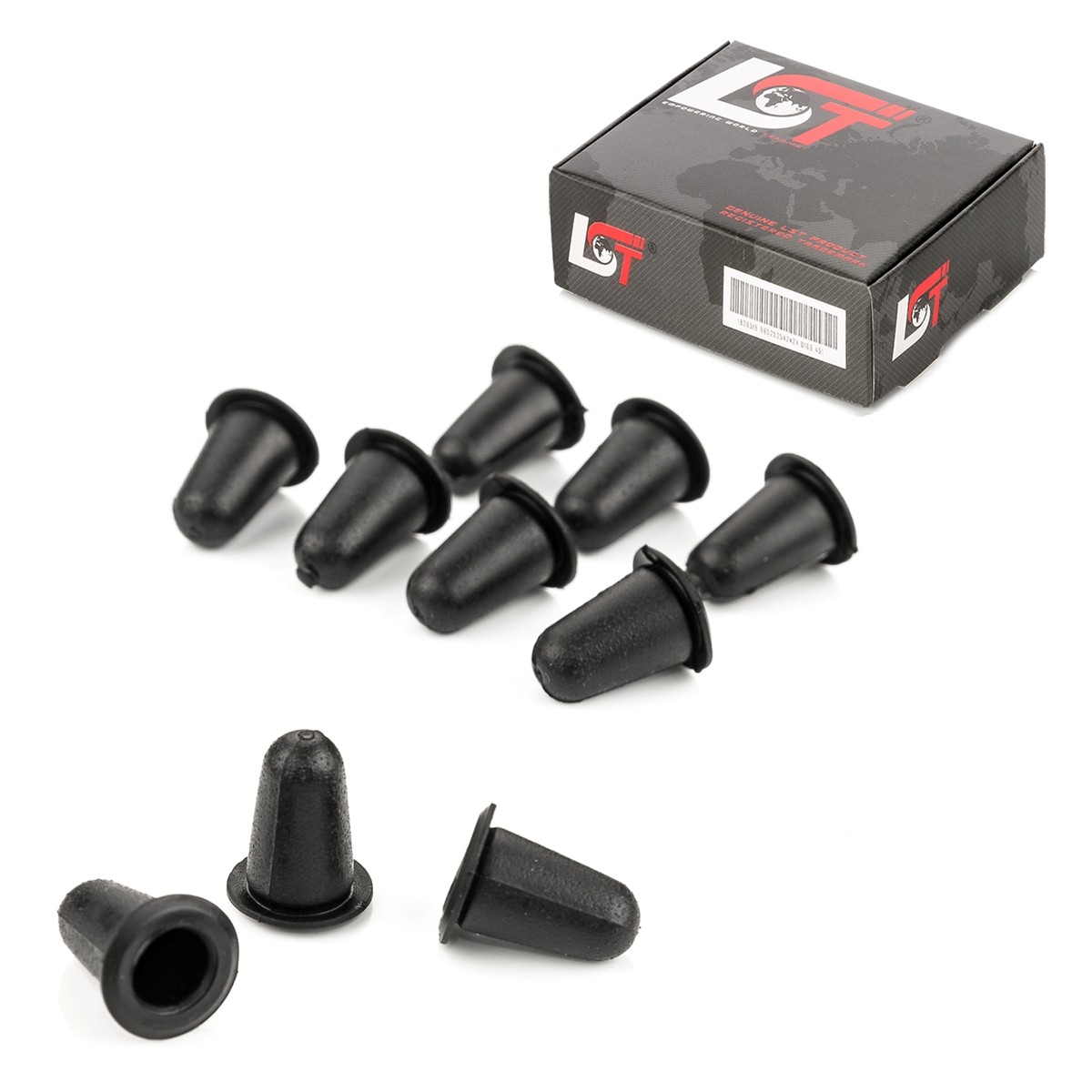10x Rubber Hose Fasteners Clips Hatch Cover for bmw 5er E34 7er E38