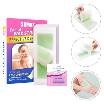 1 Set Lippenhaarentferner Wachsstreifen Home Waxing Kit Einweg-Wachsstreifen