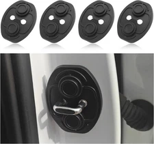 4PCS Car Door Strike Protector with Full Adhesive Backing,Upgraded Car Door 