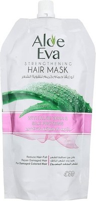 Aloe Eva Strengthening Hair Mask Pouch With Aloe Vera & Silk Proteins 250 Gm