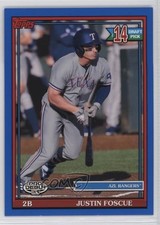 2021 Topps Pro Debut Blue 8/150 Justin Foscue #PD-163 12dh