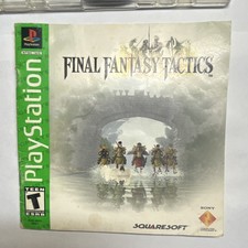 Final Fantasy Tactics Squaresoft PlayStation 1 Strategy RPG 1997 Manual