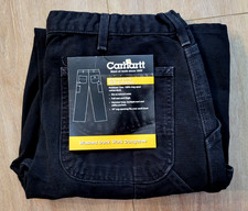 Carhartt B11-M Men's Cotton Duck Work Dungaree Pants Size W34 L34 NEW with Tags