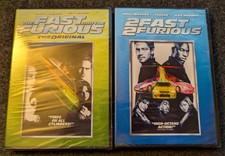 The Fast and the Furious & 2 Fast 2 Furious DVD Lot Brand New Sealed Paul Walker