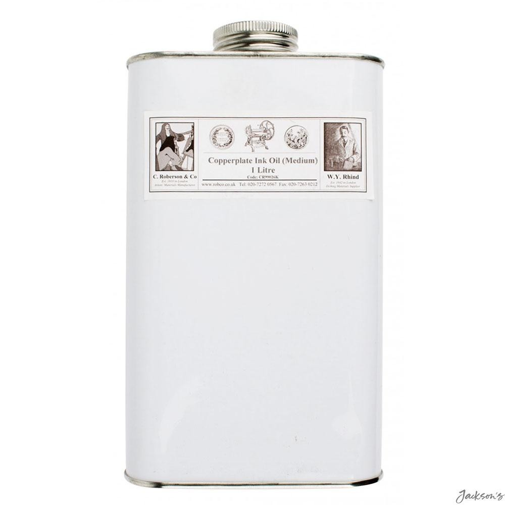Roberson Copper Plate Ink Oil Medium 1 Litre For Pigment Mixing