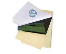 100 Sheet Tattoo Transfer Paper Thermal Print Tracing Outline Stencil - Open Box