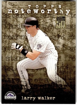 2001 Topps #TN19 Larry Walker Noteworthy