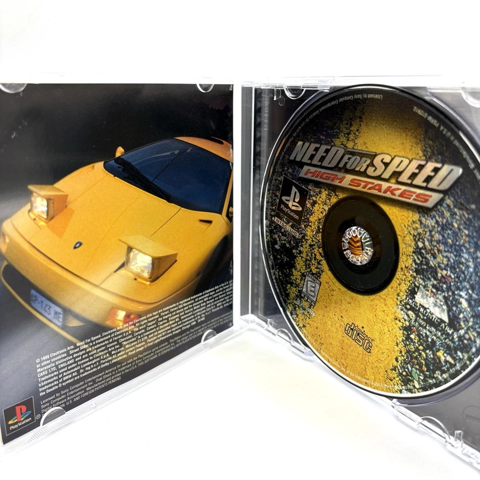 PS1: Need for Speed: High Stakes W/Reg Card (Sony PlayStation 1, 1999) - Image 2 of 4