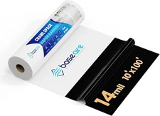 Baseaire Crawl Space Vapor Barrier 14mil 10'x100' Cover 1000 sq.ft Encapsulation