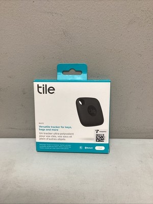Tile Mate Universal Bluetooth Tracker Black Key Ring Keychain Bags