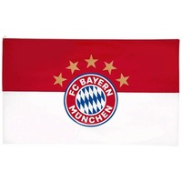 Fc Bayern MüNchen Hissflagge Fahne Flagge Logo 5 Sterne 250 X 150 Fcb Fanartikel