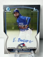 Bowman 2023 Cromo Enmanuel Bonilla Autógrafo 1er CPA-EBO Toronto Blue Jays