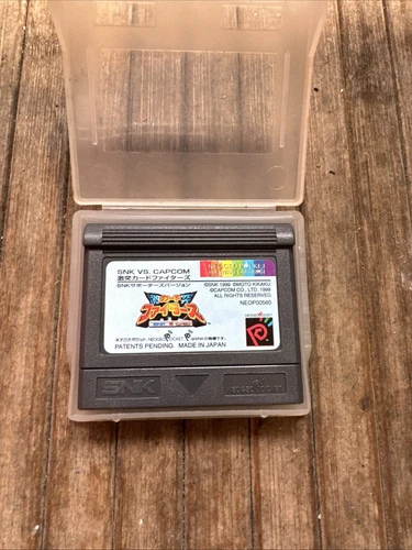 SNK vs Capcom Card Fighters Clash SNK Neo Geo Pocket Japanese w/ Case