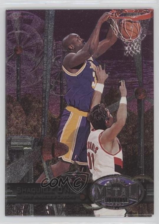 1997-98 Metal Universe Reebok Bronze Shaquille O'Neal #50 HOF n1u