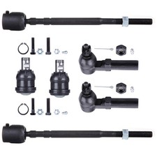 6x Front Steering Kit Tie Rod End For 1991-1995 Dodge Caravan Daytona Shadow