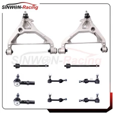 10x Front Control Arm & Ball Joint Tie Rod End For 2003-2006 Ford Expedition