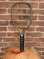 Spalding Aluminum Racquetball Racquet Leather Grip with Wrist Tether